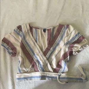 Crop top blouse